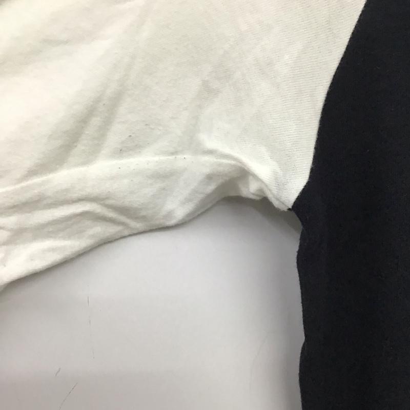 古着 USED カットソー 七分袖 ラグランシャツ クルーネックカットソー 古着 バンドTシャツ L プリント 白 / ホワイト /  メンズ USED 古着 中古 10137266