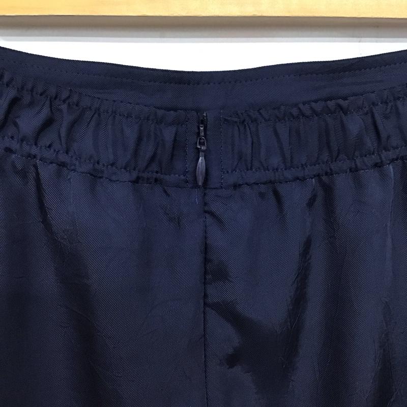グリーンレーベルリラクシング green label relaxing スカート ロングスカート 3624-699-2289 38 無地 紺 / ネイビー /  レディース USED 古着 中古 10137276