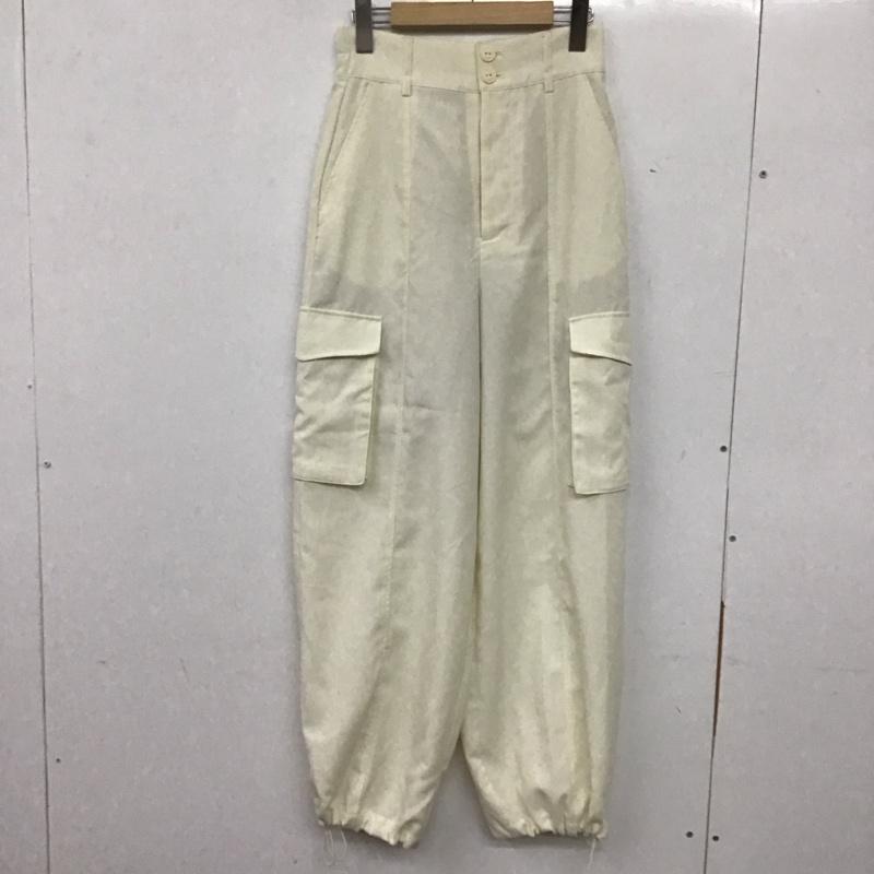 ジーナシス JEANASIS パンツ ワークパンツ、ペインターパンツ JS050828MC M 無地 白 / ホワイト /  レディース USED 古着 中古 10137278