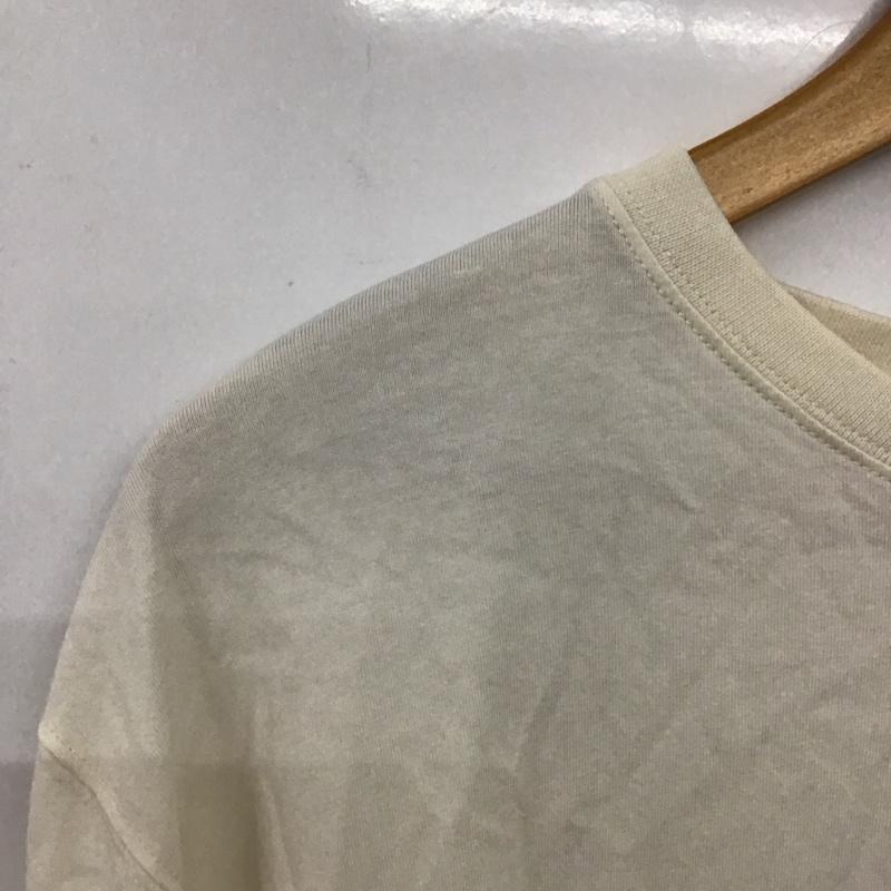 ロアーク リバイバル ROARK REVIVAL カットソー 長袖 長袖カットソー プリントカットソー クルーネック M プリント 白 / ホワイト /  メンズ USED 古着 中古 10137279