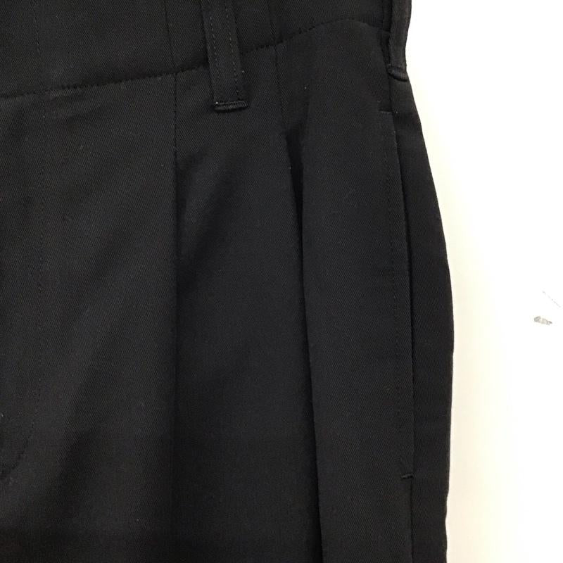 ユナイテッドアローズ　ビューティ＆ユース UNITED ARROWS BEAUTY & YOUTH パンツ スラックス 1614-299-6305 カルゼ バックゴム テーパード パンツ 2 M 無地 黒 / ブラック /  レディース USED 古着 中古 10137281