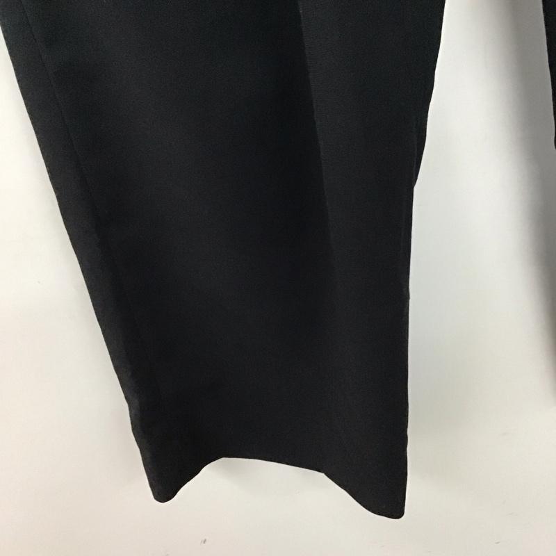 ユナイテッドアローズ　ビューティ＆ユース UNITED ARROWS BEAUTY & YOUTH パンツ スラックス 1614-299-6305 カルゼ バックゴム テーパード パンツ 2 M 無地 黒 / ブラック /  レディース USED 古着 中古 10137281