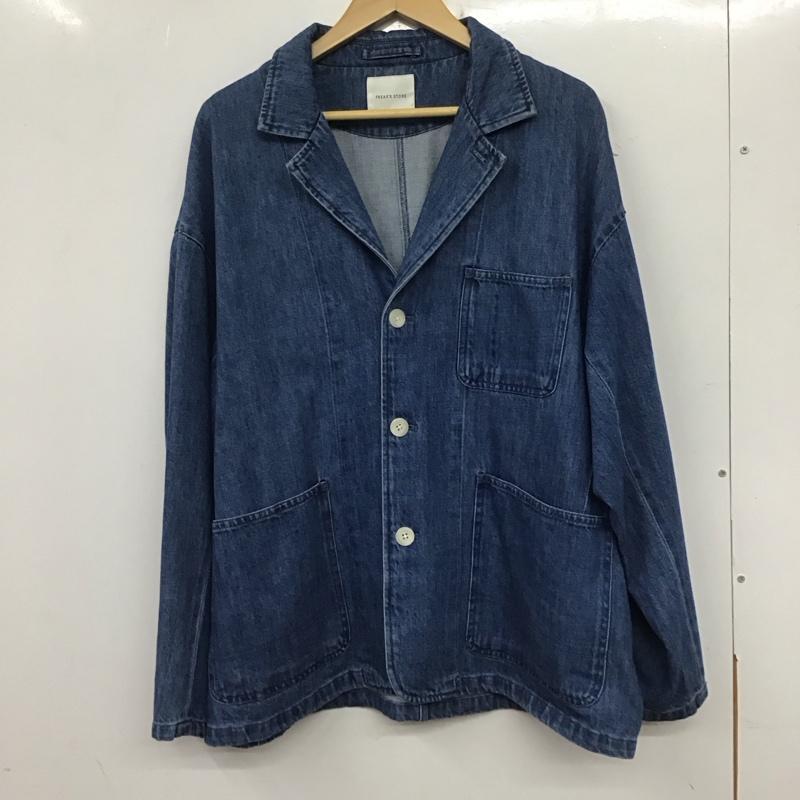 フリークスストア FREAK S STORE ジャケット、上着 ジャケット、ブレザー デニムジャケット Gジャン アウター カジュアルジャケット M 無地 インディゴ / インディゴ /  メンズ USED 古着 中古 10137289