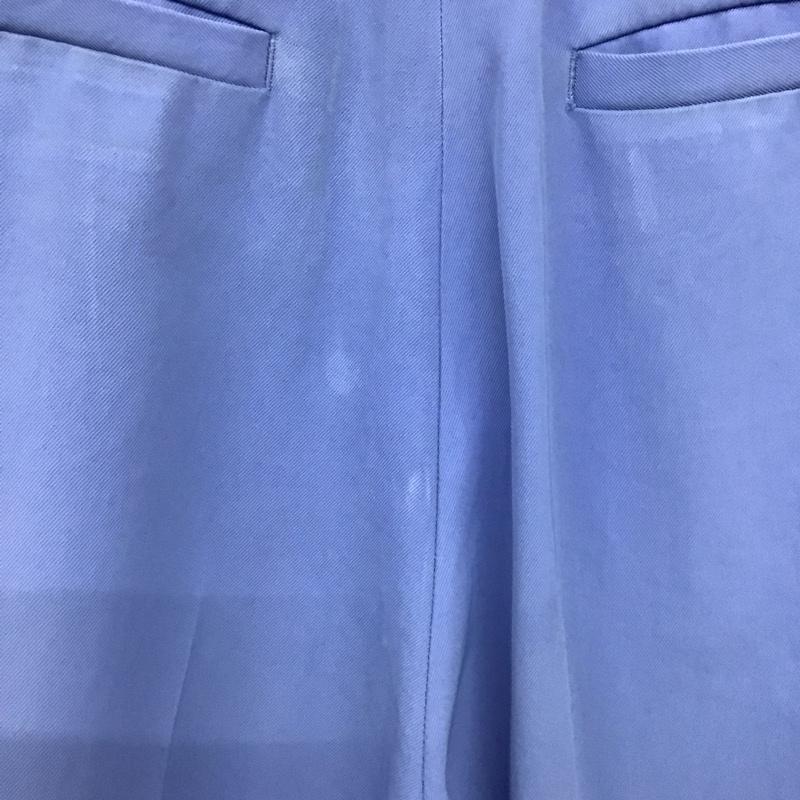 ユナイテッドアローズ UNITED ARROWS パンツ スラックス 1514-162-5028 TAツイルタックテーパードパンツ 38 無地 水色 / ライトブルー /  レディース USED 古着 中古 10137291