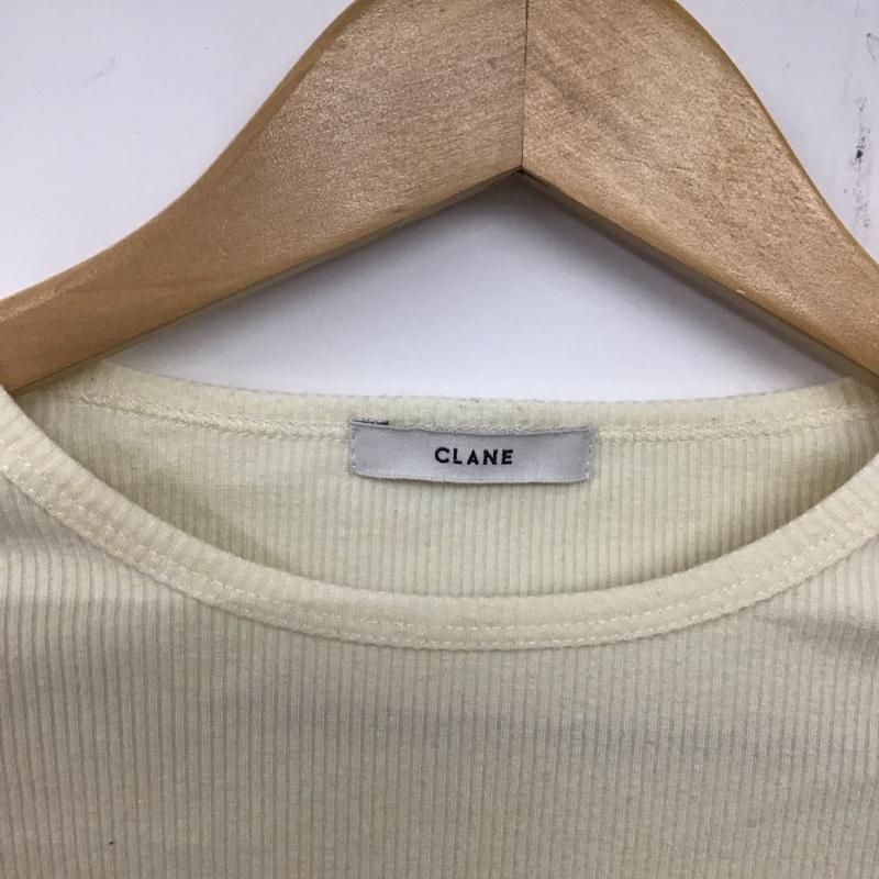 クラネ CLANE カットソー 長袖 13105-1102 長袖カットソー 1 無地 アイボリー / アイボリー /  レディース USED 古着 中古 10137294