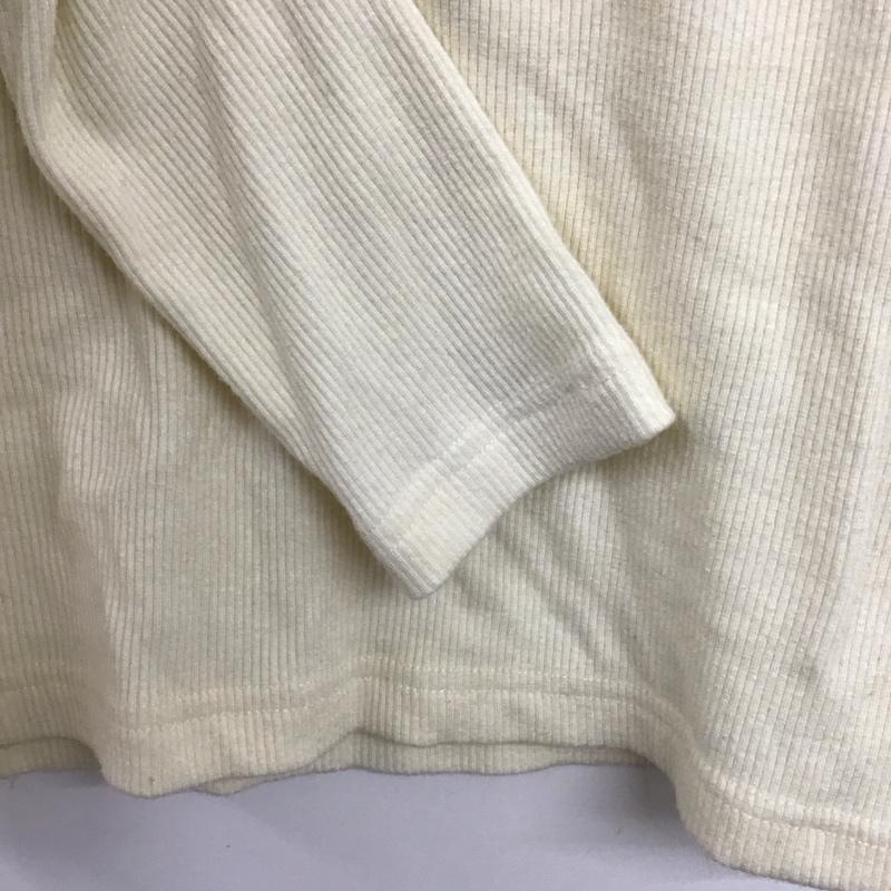 クラネ CLANE カットソー 長袖 13105-1102 長袖カットソー 1 無地 アイボリー / アイボリー /  レディース USED 古着 中古 10137294