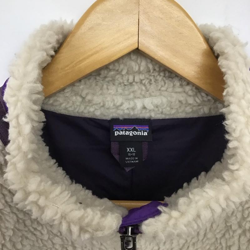 パタゴニア patagonia ジャケット、上着 ジャンパー、ブルゾン ボアジャケット XXL 無地 ベージュ / ベージュ /  ガールズ USED 古着 中古 10137322