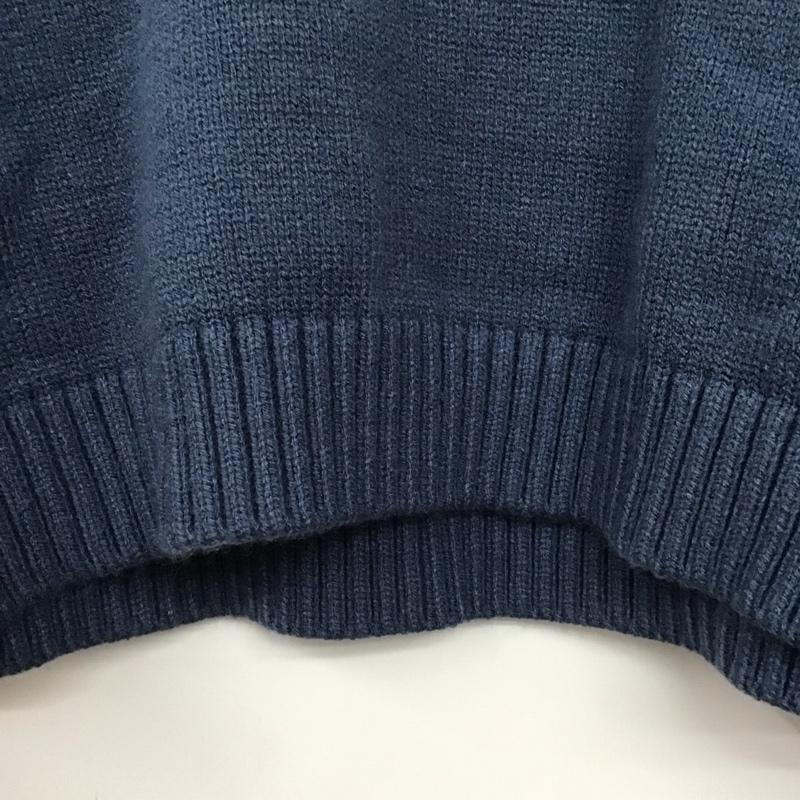 ローリーズファーム LOWRYS FARM ニット、セーター 長袖 FREE 無地 青 / ブルー /  レディース USED 古着 中古 10137392