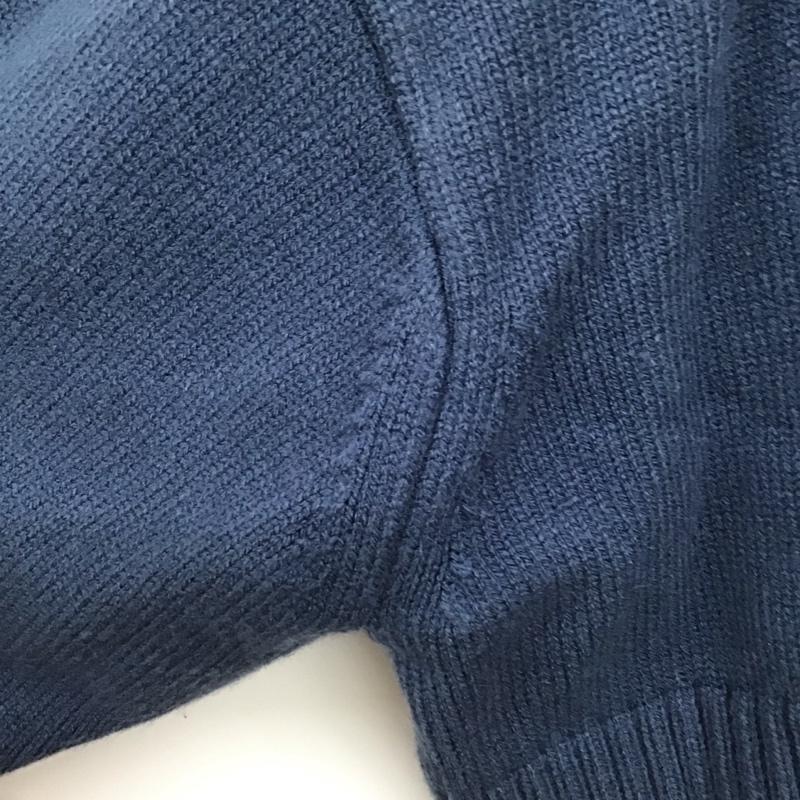 ローリーズファーム LOWRYS FARM ニット、セーター 長袖 FREE 無地 青 / ブルー /  レディース USED 古着 中古 10137392
