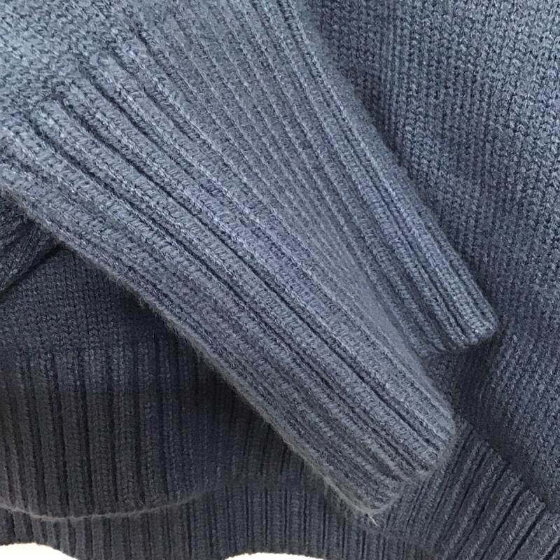 ローリーズファーム LOWRYS FARM ニット、セーター 長袖 FREE 無地 青 / ブルー /  レディース USED 古着 中古 10137392