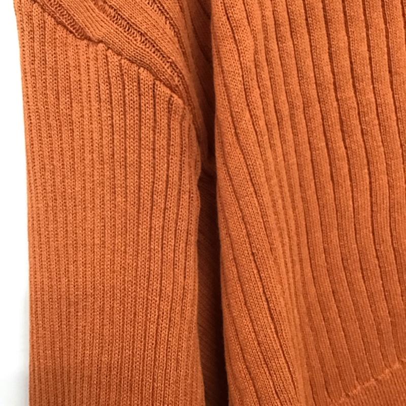 アズールバイマウジー AZUL BY MOUSSY カーディガン 長袖 250DSH70-170D FREE 無地 橙 / オレンジ /  レディース USED 古着 中古 10137409