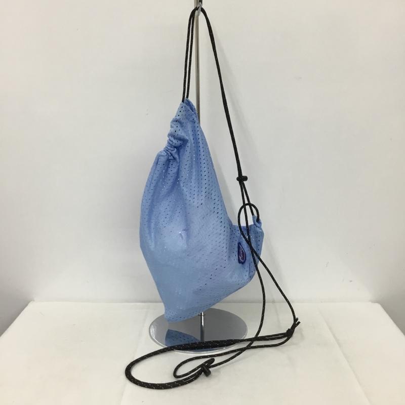 ケボズ KEBOZ ショルダーバッグ ショルダーバッグ SPORTS MESH SHOULDER POUCH 肩掛け巾着サコッシュ メッシュ ロゴ、文字 水色 / ライトブルー /  メンズ USED 古着 中古 10137419