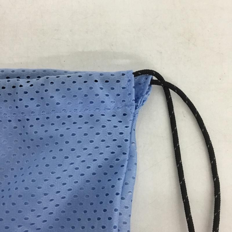 ケボズ KEBOZ ショルダーバッグ ショルダーバッグ SPORTS MESH SHOULDER POUCH 肩掛け巾着サコッシュ メッシュ ロゴ、文字 水色 / ライトブルー /  メンズ USED 古着 中古 10137419