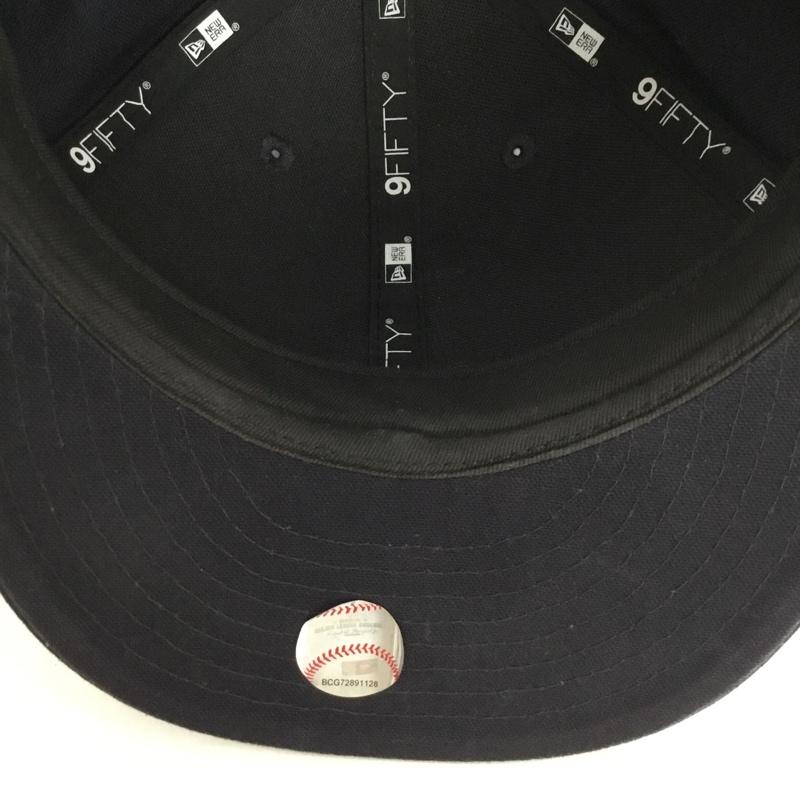 ニューエラ NEW ERA 帽子 キャップ LA ロサンゼルス ドジャース メジャーリーグ 9FIFTY ロゴ、文字 紺 / ネイビー /  メンズ USED 古着 中古 10137434