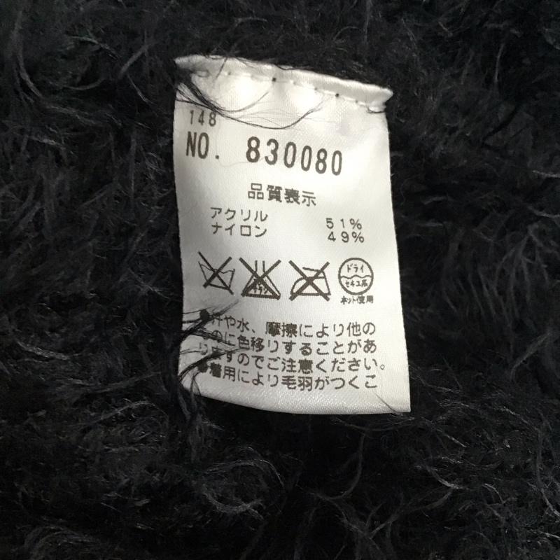 ナイスクラップ NICE CLAUP カーディガン 長袖 無地 黒 / ブラック /  レディース USED 古着 中古 10137474