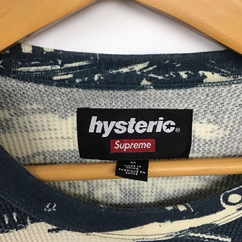 シュプリーム Supreme カットソー 長袖 24aw カーズサーマルロングスリーブティー ロンT ヒステリックグラマー M プリント 白 / ホワイト / X 青 / ブルー /  メンズ USED 古着 中古 10137478
