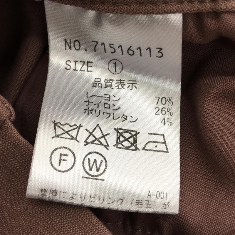 ココ ディール COCO DEAL パンツ スラックス 1 無地 桃 / ピンク /  レディース USED 古着 中古 10137535