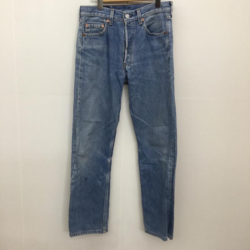 リーバイス Levi s パンツ デニム、ジーンズ USA製 28インチ 無地 青 / ブルー /  レディース USED 古着 中古 10137539