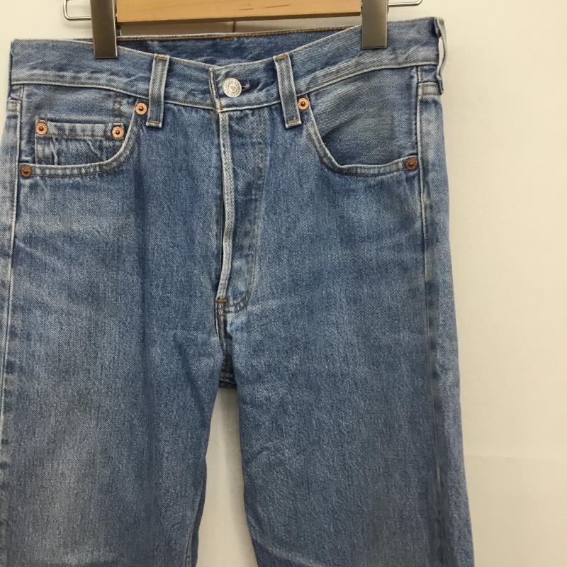 リーバイス Levi s パンツ デニム、ジーンズ USA製 28インチ 無地 青 / ブルー /  レディース USED 古着 中古 10137539