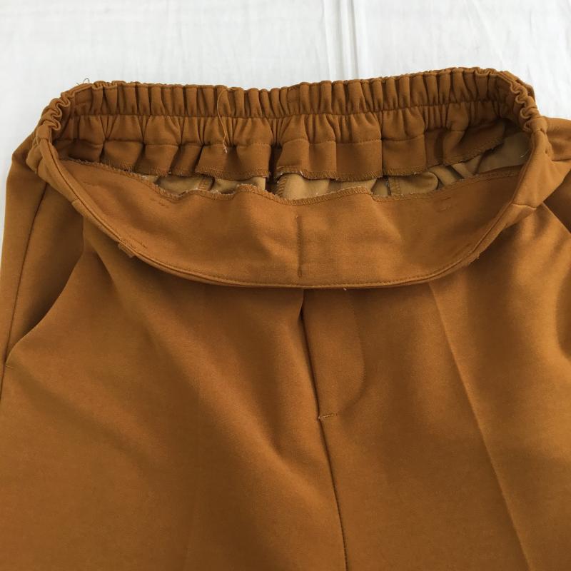 サマンサモスモスブルー Samansa Mos2 blue パンツ スラックス FREE 無地 茶 / ブラウン /  レディース USED 古着 中古 10137540