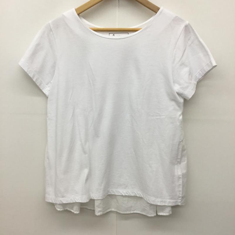 ロペピクニック ROPE  PICNIC カットソー 半袖 38 無地 白 / ホワイト /  レディース USED 古着 中古 10137601