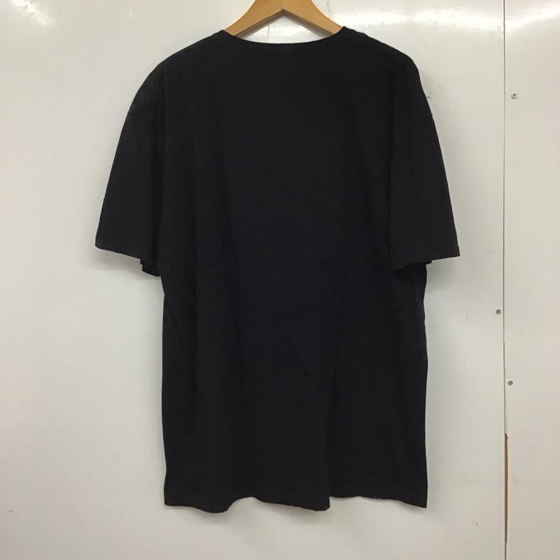 ギルダン GILDAN Tシャツ 半袖 半袖カットソー プリントTシャツ クルーネックカットソー バンドTシャツ XL プリント 黒 / ブラック /  メンズ USED 古着 中古 10137627