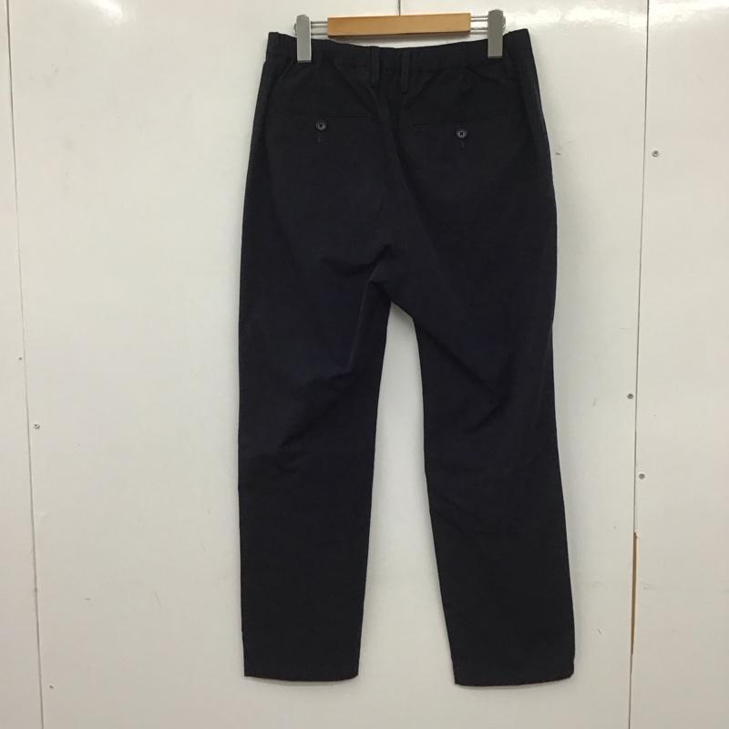 シップスカラーズ SHIPS COLORS パンツ スラックス スラックスパンツ ワイドパンツ ストレッチパンツ M 無地 紺 / ネイビー /  メンズ USED 古着 中古 10137657