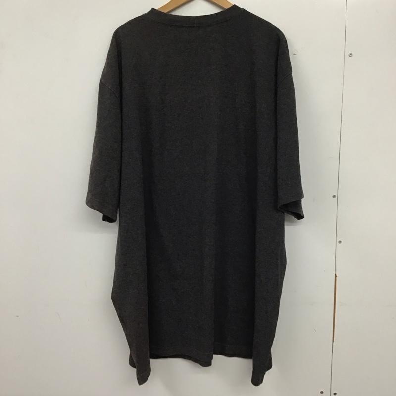 カーハート Carhartt Tシャツ 半袖 半袖カットソー プリントTシャツ クルーネックカットソー ロゴ、文字 灰 / グレー /  メンズ USED 古着 中古 10137665