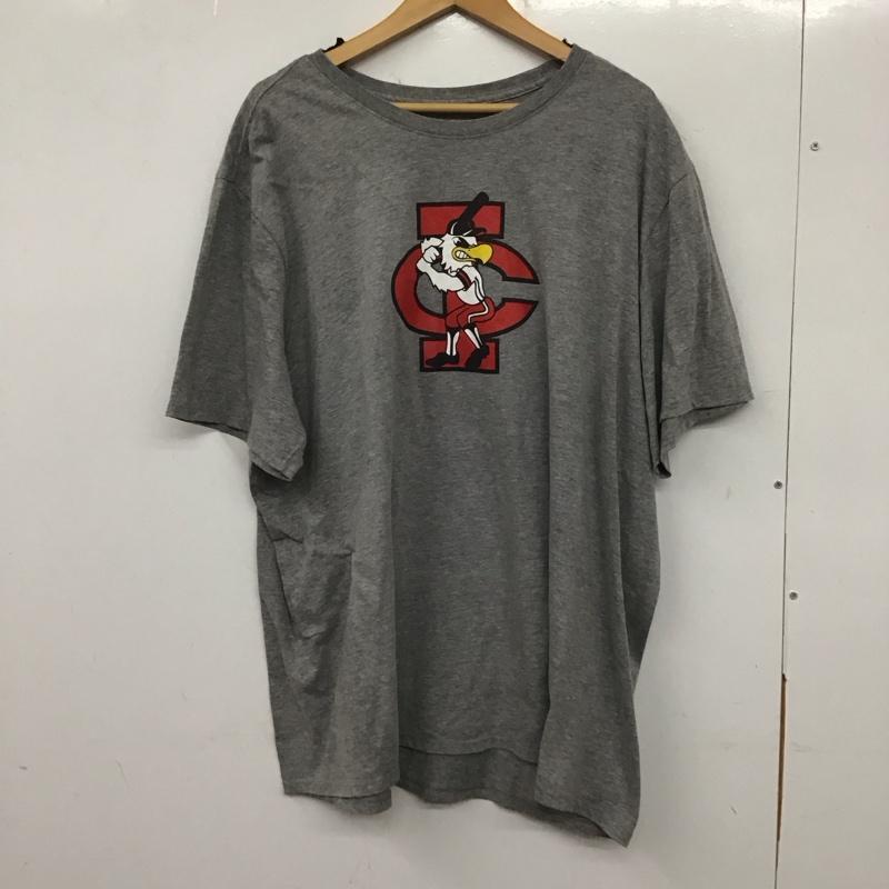 ナイキ NIKE Tシャツ 半袖 半袖カットソー プリントTシャツ クルーネックカットソー プリント 灰 / グレー /  メンズ USED 古着 中古 10137670