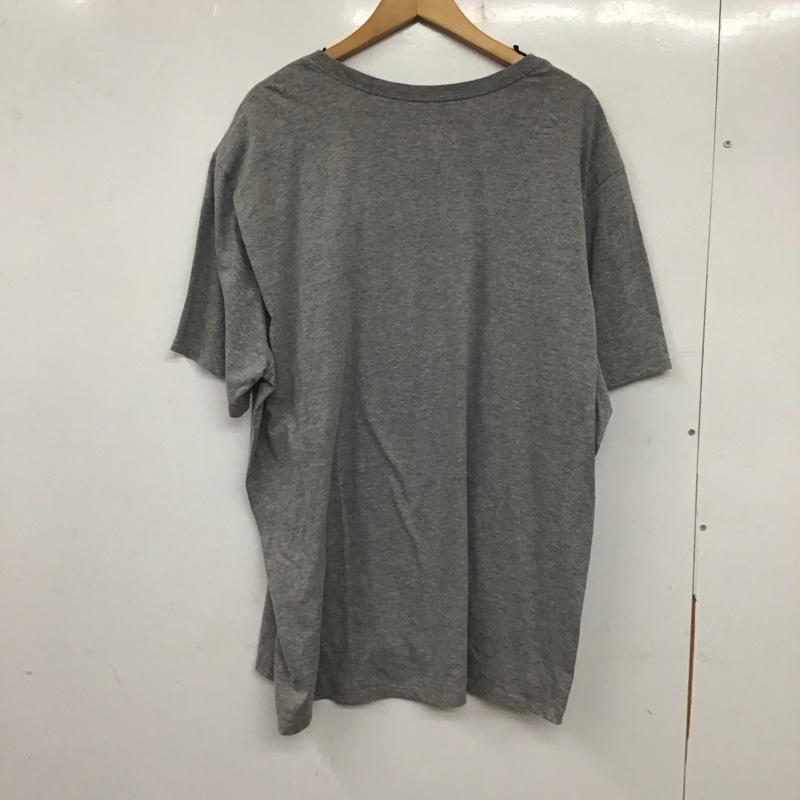 ナイキ NIKE Tシャツ 半袖 半袖カットソー プリントTシャツ クルーネックカットソー プリント 灰 / グレー /  メンズ USED 古着 中古 10137670