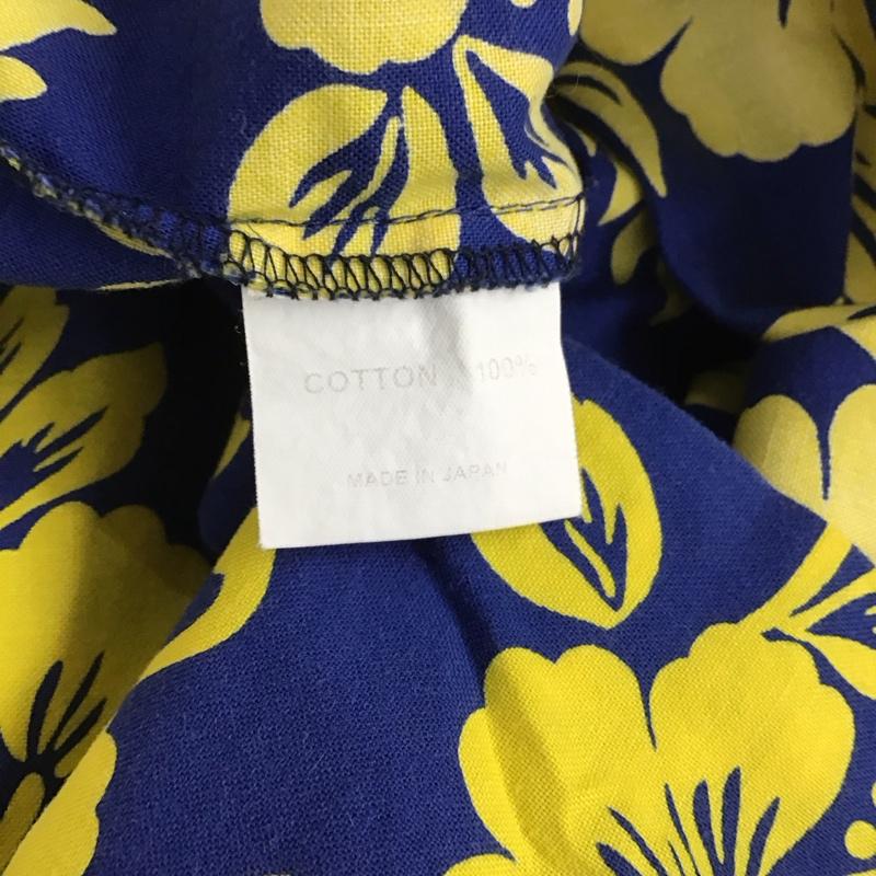 古着 USED シャツ、ブラウス 半袖 半袖シャツ プリントシャツ ポケットシャツ アロハシャツ XL プリント 青 / ブルー / X 黄 / イエロー /  メンズ USED 古着 中古 10137688