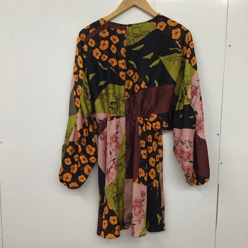 ザラ ZARA チュニック 長袖 8342/300/050 S 総柄 マルチカラー / マルチカラー /  レディース USED 古着 中古 10137726