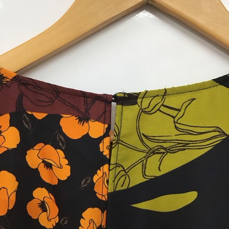 ザラ ZARA チュニック 長袖 8342/300/050 S 総柄 マルチカラー / マルチカラー /  レディース USED 古着 中古 10137726