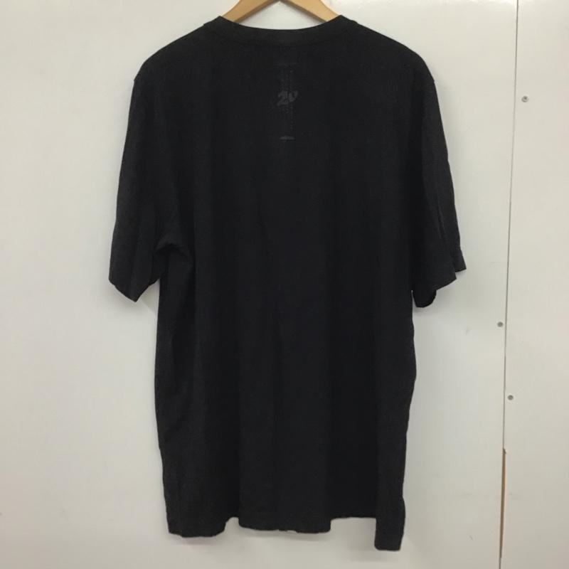ワイスリー Y-3 Tシャツ 半袖 半袖カットソー プリントTシャツ クルーネックカットソー L ロゴ、文字 黒 / ブラック /  メンズ USED 古着 中古 10137729