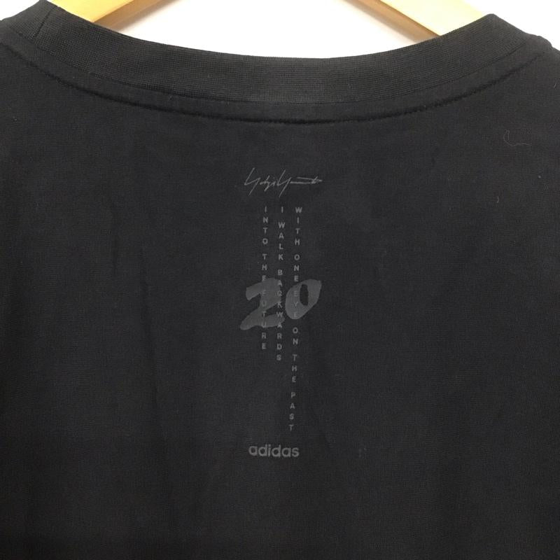 ワイスリー Y-3 Tシャツ 半袖 半袖カットソー プリントTシャツ クルーネックカットソー L ロゴ、文字 黒 / ブラック /  メンズ USED 古着 中古 10137729