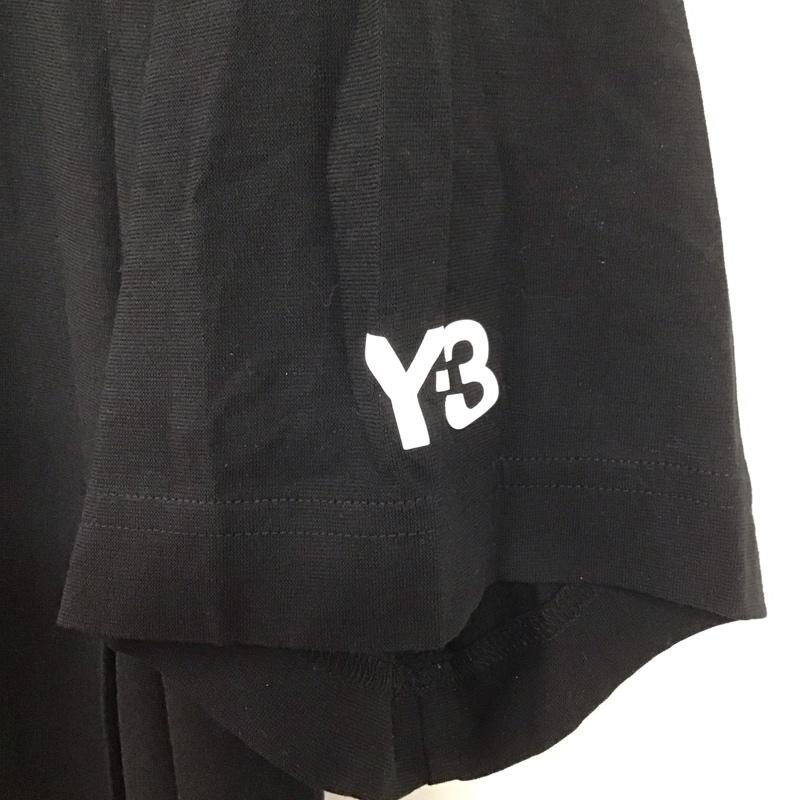 ワイスリー Y-3 Tシャツ 半袖 半袖カットソー プリントTシャツ クルーネックカットソー L ロゴ、文字 黒 / ブラック /  メンズ USED 古着 中古 10137729