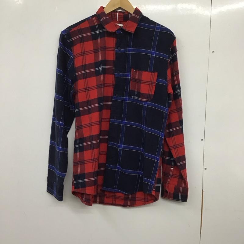 トミー ジーンズ TOMMY JEANS シャツ、ブラウス 長袖 長袖シャツ チェックシャツ カラーシャツ M チェック マルチカラー / マルチカラー /  メンズ USED 古着 中古 10137739