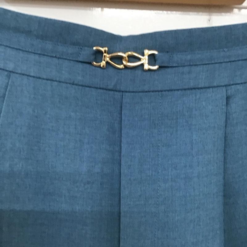 ロペ ROPE  パンツ スラックス 36 無地 水色 / ライトブルー /  レディース USED 古着 中古 10137745