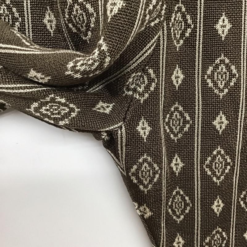 ムルーア MURUA ボトムス ボトムス ニットパンツ FREE 総柄 茶 / ブラウン /  レディース USED 古着 中古 10137748