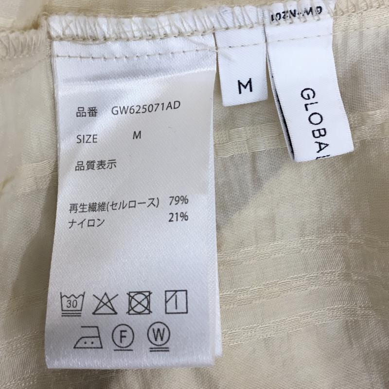 グローバルワーク GLOBAL WORK シャツ、ブラウス 長袖 GW625071AD M  ベージュ / ベージュ /  レディース USED 古着 中古 10137762