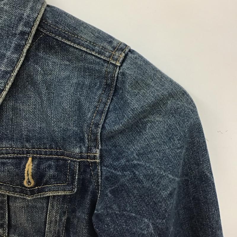 ラルフローレン RALPHLAUREN ジャケット、上着 ジャケット、ブレザー デニムジャケット Gジャン 130cm 無地 インディゴ / インディゴ /  ガールズ USED 古着 中古 10137805
