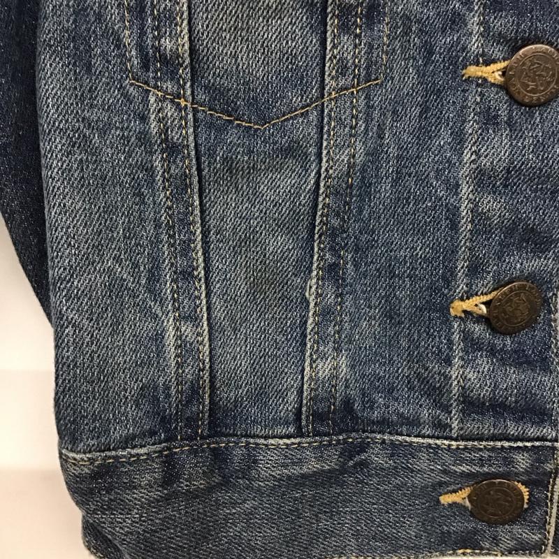 ラルフローレン RALPHLAUREN ジャケット、上着 ジャケット、ブレザー デニムジャケット Gジャン 130cm 無地 インディゴ / インディゴ /  ガールズ USED 古着 中古 10137805