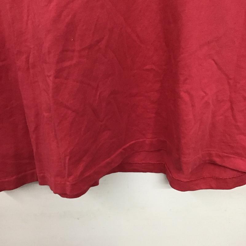 ポロラルフローレン POLO RALPH LAUREN Tシャツ 半袖 半袖カットソー 無地Tシャツ クルーネックカットソー M ロゴ、文字 桃 / ピンク /  メンズ USED 古着 中古 10137821