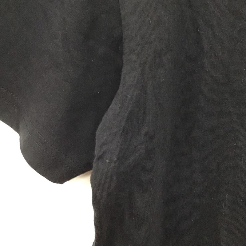 バンズ VANS Tシャツ 半袖 半袖カットソー プリントTシャツ クルーネックカットソー M ロゴ、文字 黒 / ブラック /  メンズ USED 古着 中古 10137838