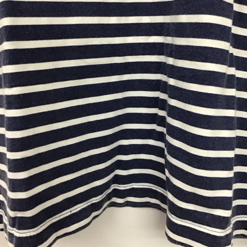 ギャップ GAP Tシャツ 半袖 半袖カットソー プリントTシャツ クルーネックカットソー 90s XL ボーダー柄 白 / ホワイト / X 紺 / ネイビー /  メンズ USED 古着 中古 10137839