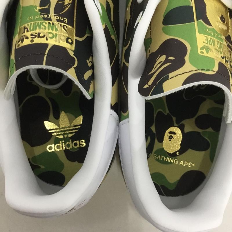 アディダス adidas スニーカー スニーカー IG8949 STAN SMITH BAPE A BATHING APE 30th Anniversary 26.5 箱有 26.5cm カモフラージュ柄・迷彩 マルチカラー / マルチカラー /  メンズ USED 古着 中古 10137843
