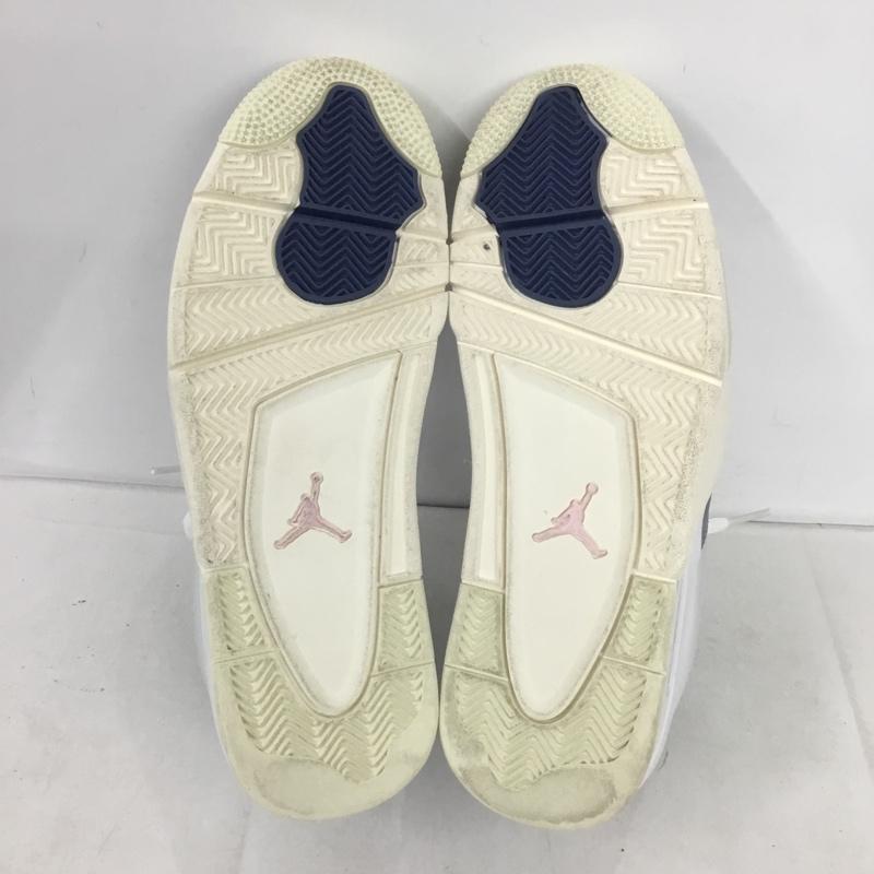 ナイキ NIKE スニーカー スニーカー FQ7939-101 AIR JORDAN 4 RM 29cm 箱有 29.0cm ロゴ、文字 白 / ホワイト / X 灰 / グレー / X 水色 / ライトブルー /  メンズ USED 古着 中古 10137888
