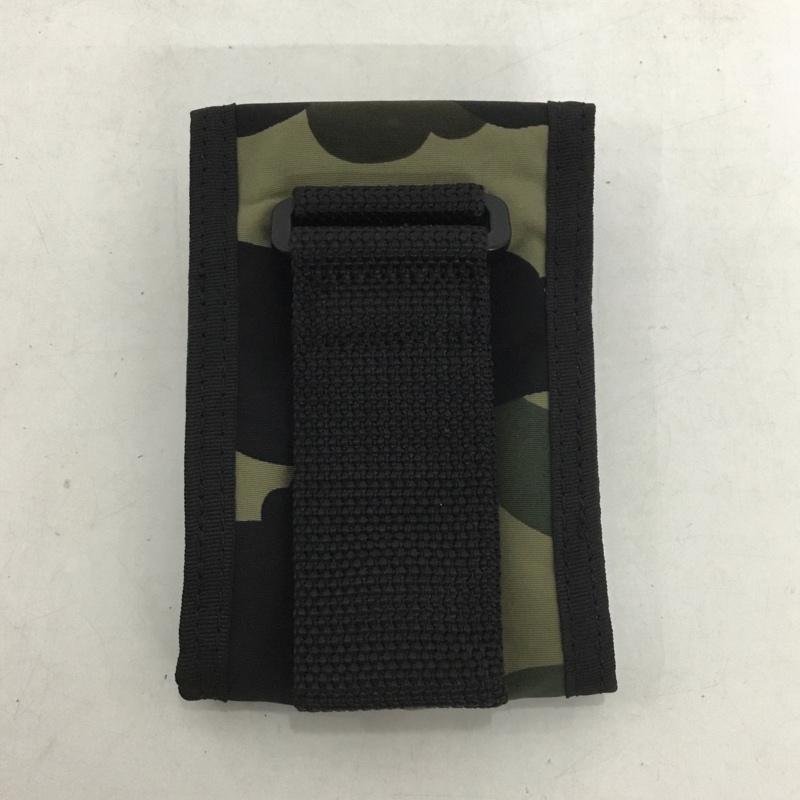 アベイシングエイプ A BATHING APE ポーチ ポーチ ベルトポーチ 迷彩 カモ柄 ロゴ、文字 黒 / ブラック / X ベージュ / ベージュ / X カーキ / カーキ /  メンズ USED 古着 中古 10137919