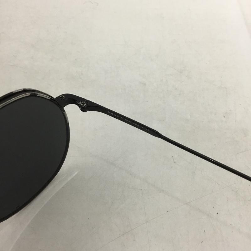 プラダ PRADA めがね・サングラス サングラス SPR 55U ロゴ、文字 黒 / ブラック /  メンズ USED 古着 中古 10137931