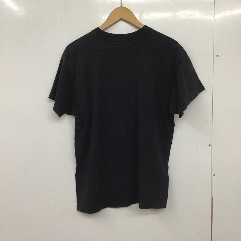 フルーツオブザルーム FRUIT OF THE LOOM Tシャツ 半袖 半袖カットソー プリントTシャツ クルーネックカットソー L プリント 黒 / ブラック /  メンズ USED 古着 中古 10137956